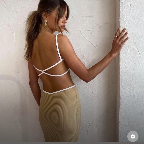 Bec and Bridge Coyote midi dress - size 8 - Picture 3 of 4